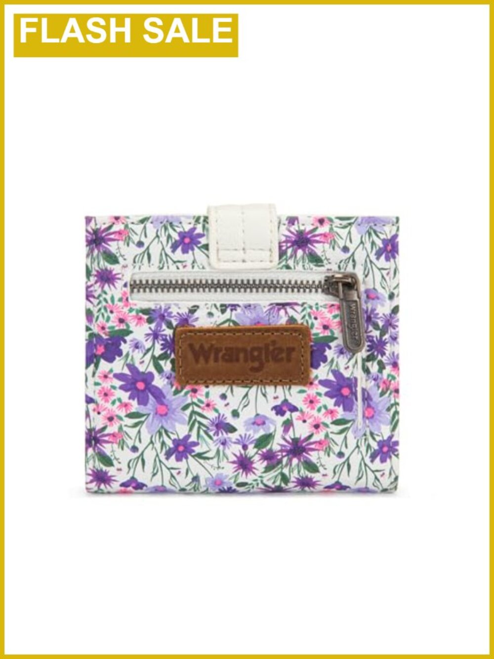 Women's Bifold Wallet with RFID Protection, 8 Card Slots, Zipper Coin Pocket,